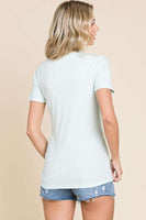 Short Sleeve V-neck Tee