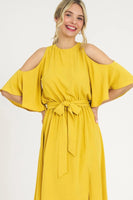 COLD SHOULDER DRESS