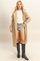 French Terry Hood Coat