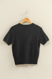 Short Sleeve Sweater Top