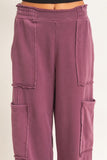 Mineral Wash Cargo Pocket Pants