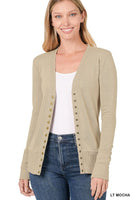 Best-Selling Snap Button Cardigan