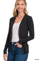 Best-Selling Snap Button Cardigan