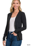 Best-Selling Snap Button Cardigan