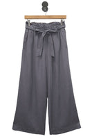 Grey Tencel wide leg pants