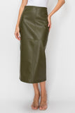 Olive MIdi Pencil Skirt