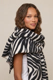 Cozy Winter Zebra Scarf