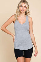 Mini Notch Merrow Stitch Tank
