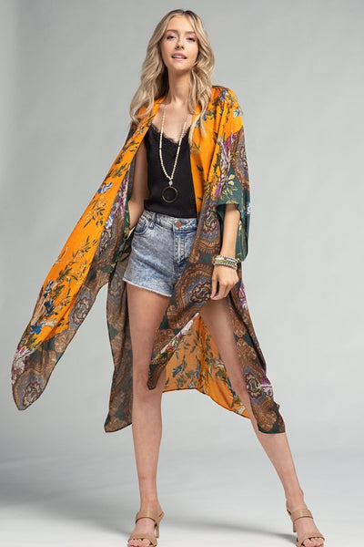 Windsor Dobby Jacquard Kimono