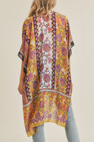 Flower pattern kimono