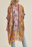 Flower pattern kimono