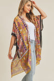 Flower pattern kimono