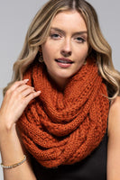Cable Knit Infinity Sca