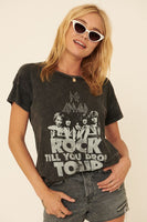 Def Leppard Rock Till You Drop Graphic Tee