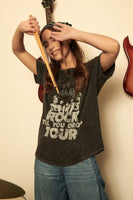 Def Leppard Rock Till You Drop Graphic Tee