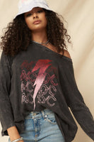 AC/DC Lightning Bolt Long-Sleeve Graphic Tee