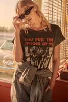 KISS Love Gun Portrait Vintage-Print Graphic Tee