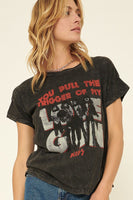 KISS Love Gun Portrait Vintage-Print Graphic Tee