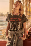 KISS Love Gun Portrait Vintage-Print Graphic Tee