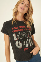 KISS Love Gun Portrait Vintage-Print Graphic Tee