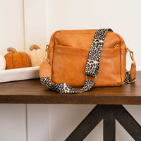 Brecklynn Crossbody Leopard Strap Handbag