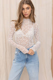 Sheer Lace Top
