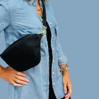 Nylon Crossbody Sling - detachable strap