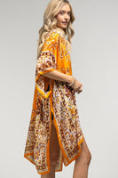 Clementine Floral Kimono