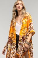 Clementine Floral Kimono