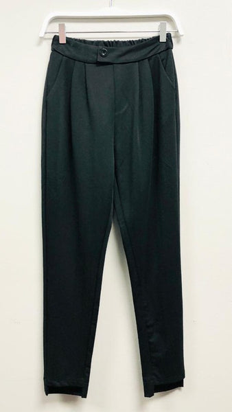Elastic Waist Dress Pants