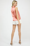 TWIST NECK HALTER TOP