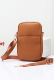 Vegan Leather Cellphone Crossbody