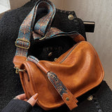 Aspen Vegan Leather Ornate Strap Handbag Crossbody
