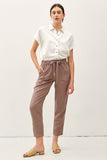 THE LARA TENCEL ANKLE PANTS