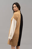 Colorblock Sweater Dress