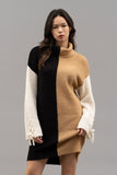 Colorblock Sweater Dress