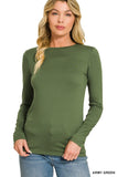 Long Sleeve Microfiber Top