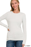 Long Sleeve Microfiber Top