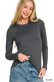 Long Sleeve Microfiber Top