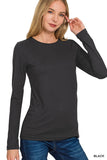 Long Sleeve Microfiber Top
