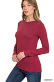Long Sleeve Microfiber Top