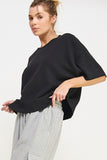 Just For Kicks Short Sleeve Sweatshirt
