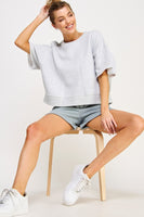 Just For Kicks Short Sleeve Sweatshirt