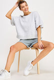 Just For Kicks Short Sleeve Sweatshirt