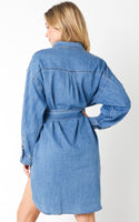 Denim Shirt Dress