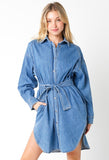 Denim Shirt Dress