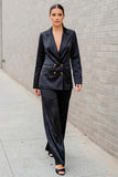The Main Character Satin Blazer