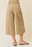 Cropped Wide Leg Trousers