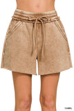 Acid Wash Lounge Shorts