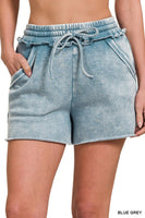 Acid Wash Lounge Shorts